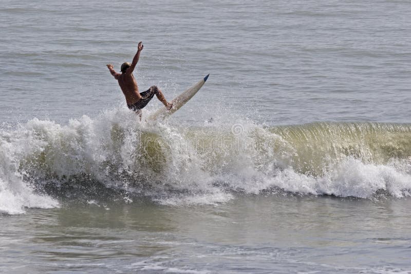 Surfer in wave. Surfer in wave