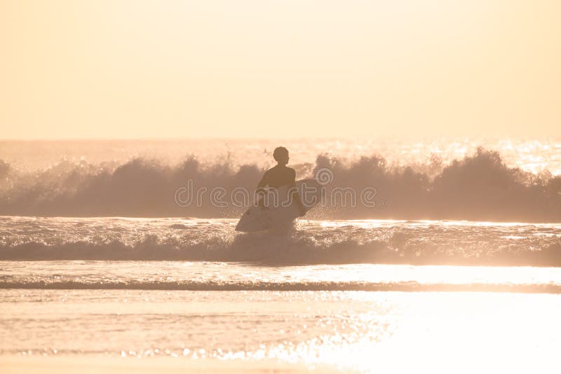 Surfistas na praia com prancha foto de stock Surfistas na praia com prancha foto de stock