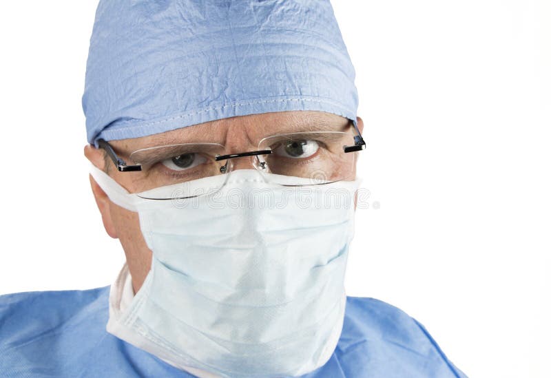 Surgeon with Glasses stock photo. Image of medical, face 61279184