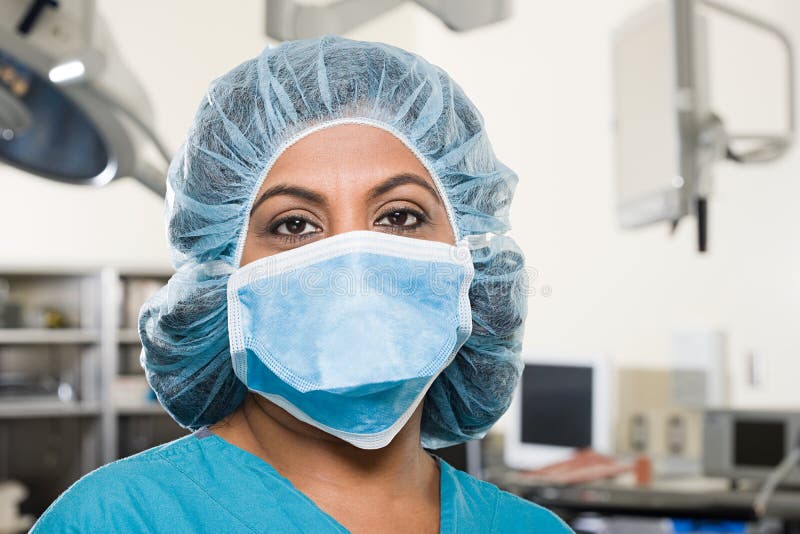Surgeon in operating theatre royalty free stock image