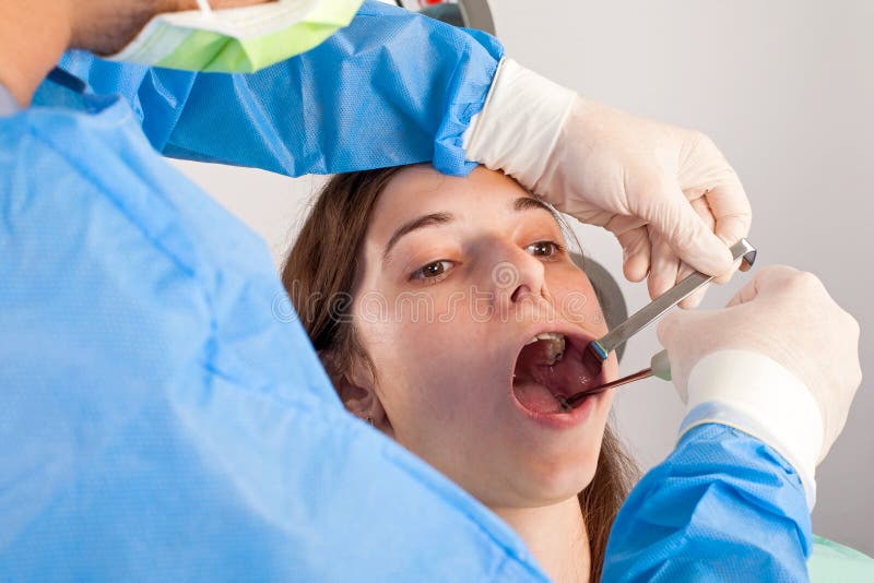 Dental extraction stock photo. Image of healthy, equipment 127777272