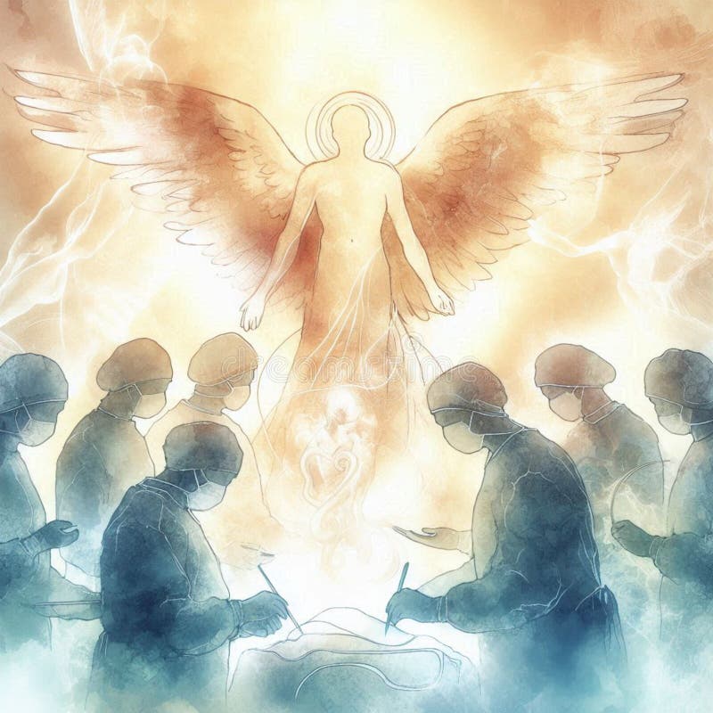 Co-operation of the office team. The concept of discussing important topics. stock illustration