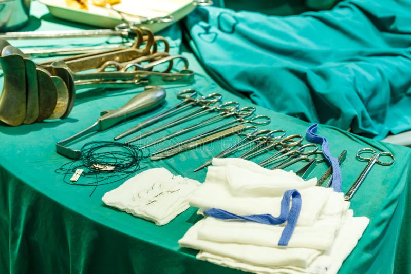 Surgical Instruments in a Hospital. Stock Image Image of forceps