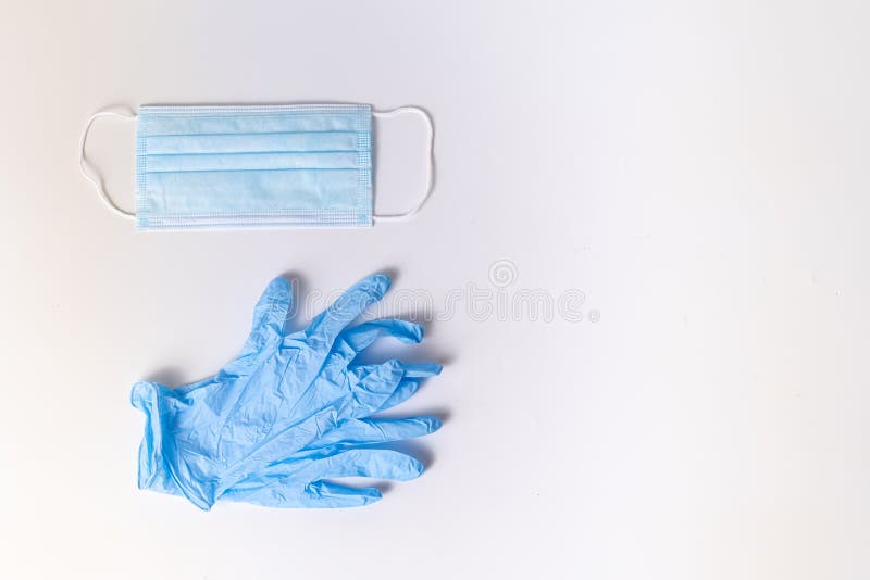 Surgical Mask And Nitrile Gloves Stock Image Image of expert
