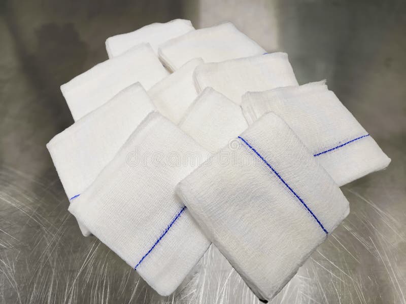 Surgical Raytec Sponge stock photo. Image of operation 179782406