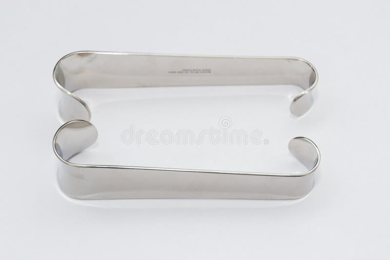 Surgical Retractor, KILNER CHEEK RETRACTOR DOUBLE ENDED Stock Image Image of objects, metal