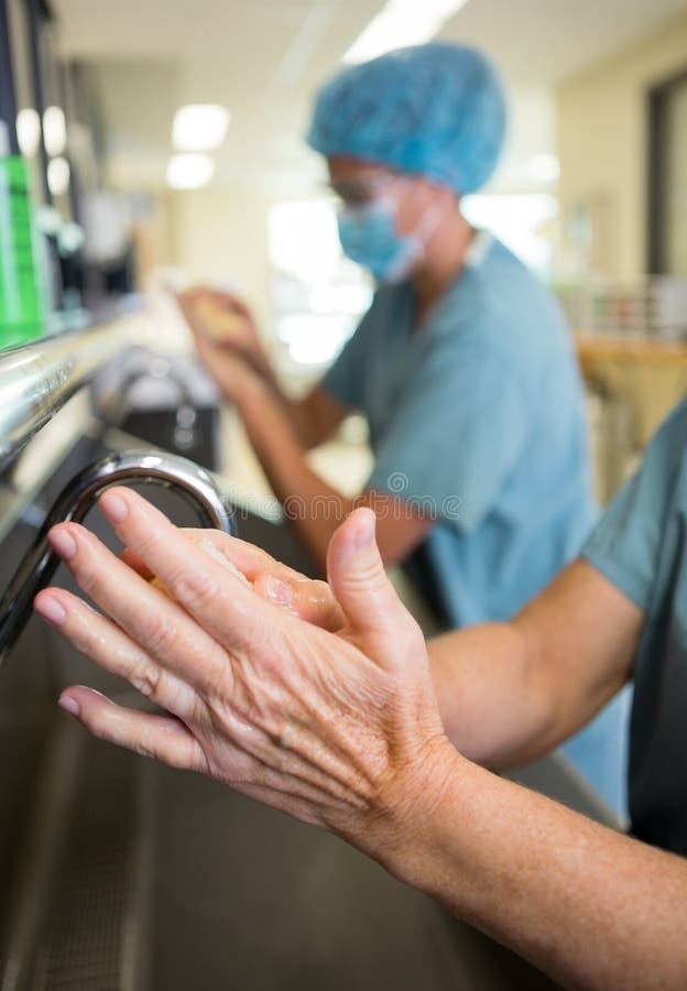 Hospital scrub sink stock photo. Image of area, clean 44352592