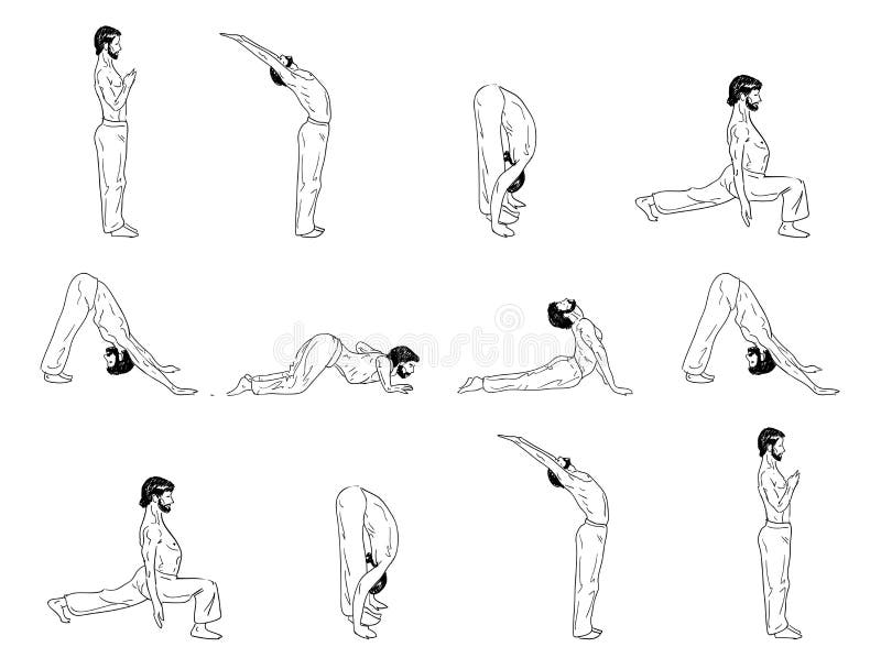 Suria Namaskar - Complex Of Yoga Asanas