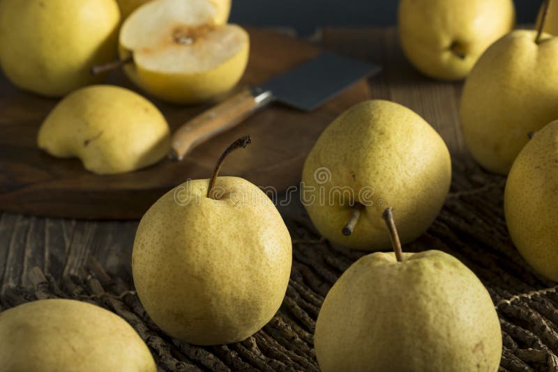 Surowe Żółte Organicznie Azjatyckie bonkrety zdjęcie stock