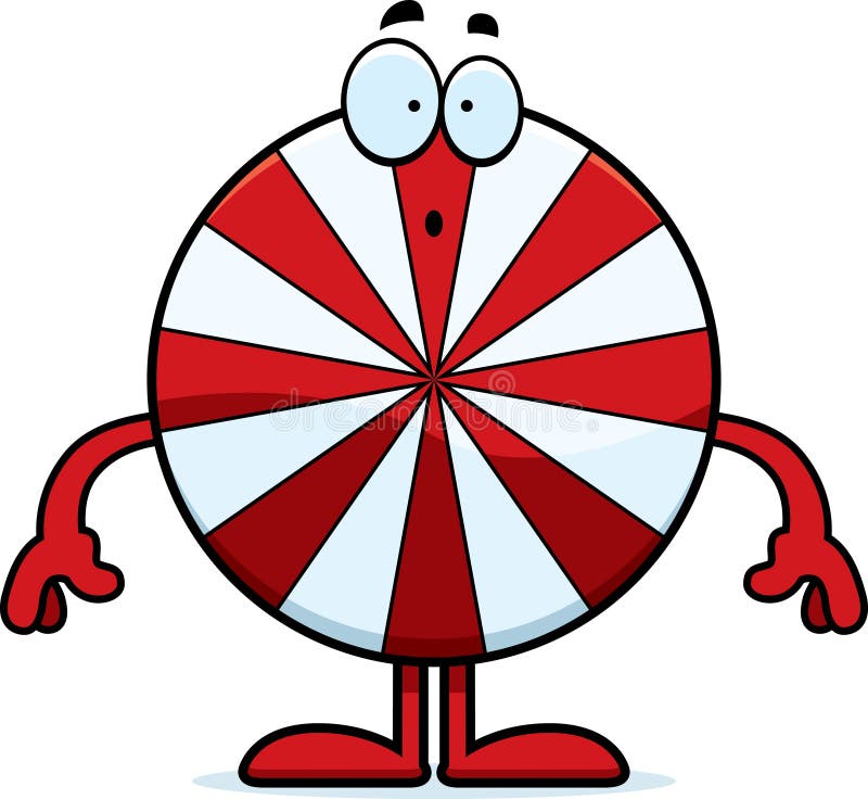 Surprised Cartoon Peppermint Stock Vector - Illustration of vector