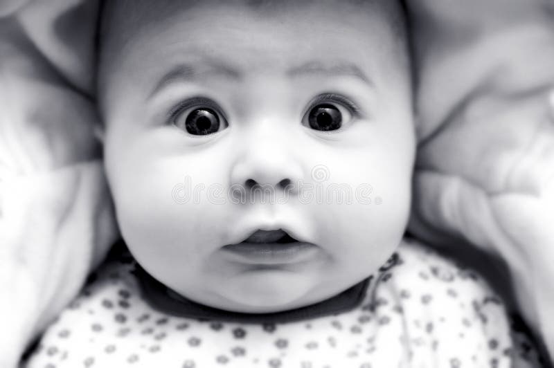 Surprised child stock image Surprised child stock image