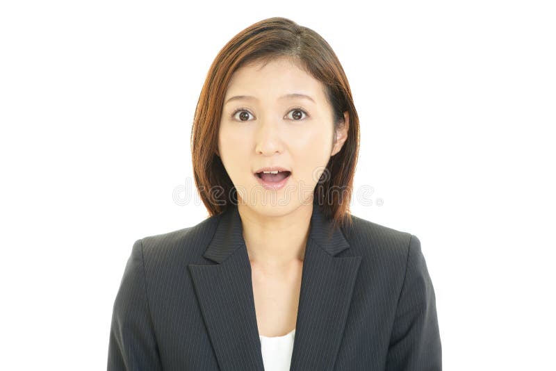 Hon Toku Married Office Worker Surprised Female Office Worker Stock Photo - Image of healthy