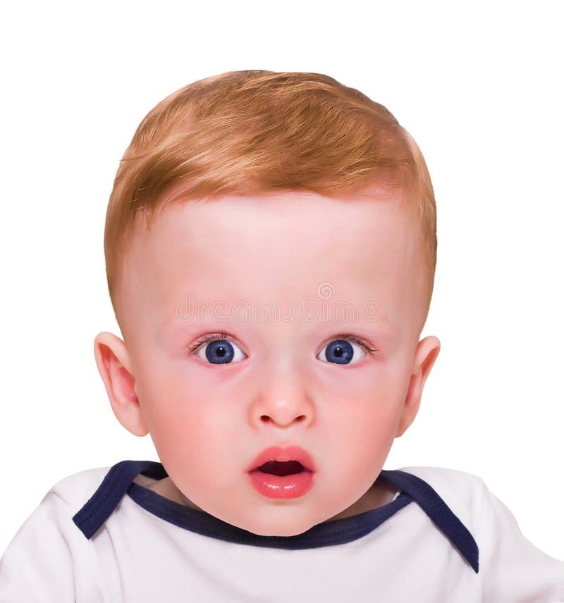 Surprised kid stock image. Image of baby, cute, innocent - 23378887