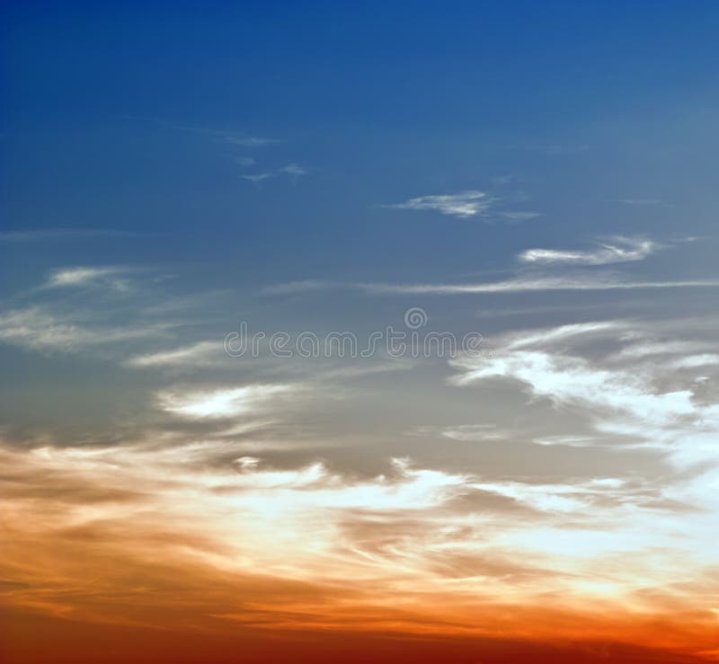 Surprisingly Beautiful Sunset. Stock Photo - Image of sunlight, sunset