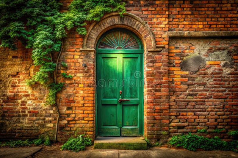 Step Over the Doorstep Brick Wall in Brown Step Over the Doorstep Brick Wall in Brown