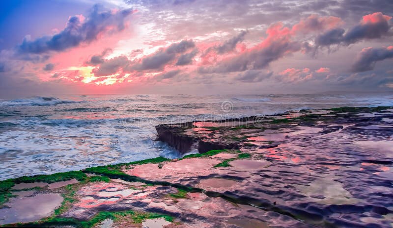 Surreal Tropical Paradise Brazilian Sunrise