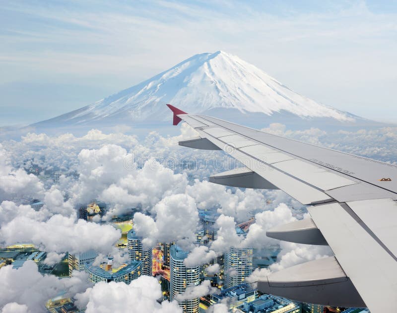 Surreal view of Mt.Fuji