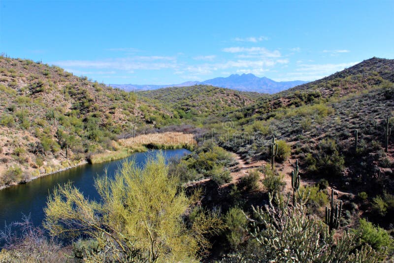 Butcher Jones Beach Arizona, Tonto National Forest stock photos Butcher Jones Beach Arizona, Tonto National Forest stock photos