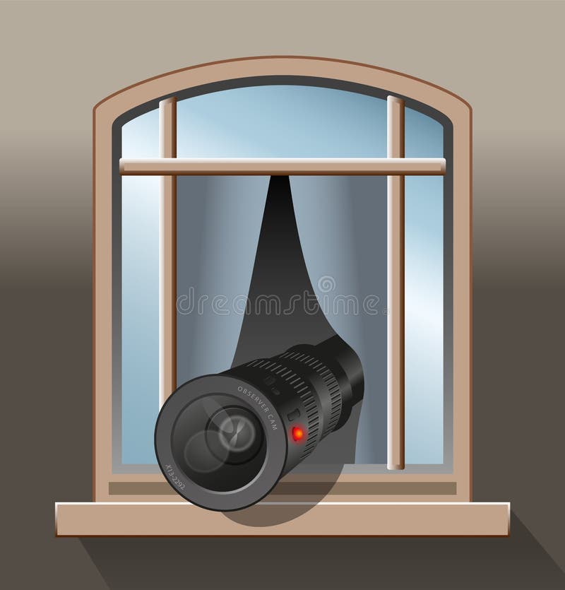 Voyeur Stock Illustrations pic