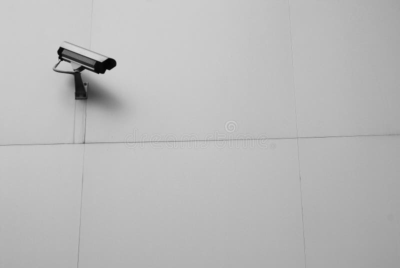 Surveillance camera stock photography