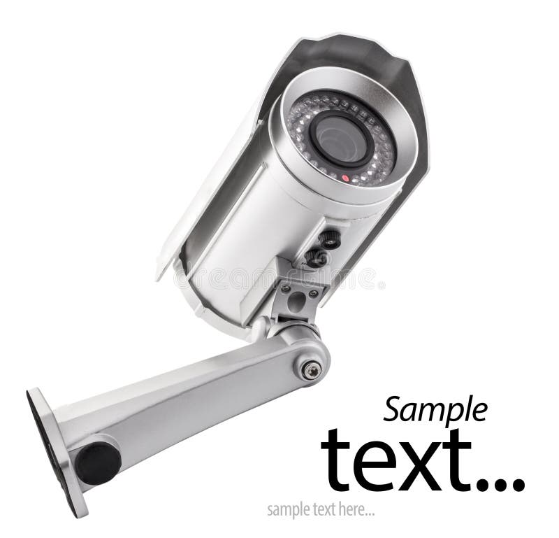 Surveillance camera stock photography