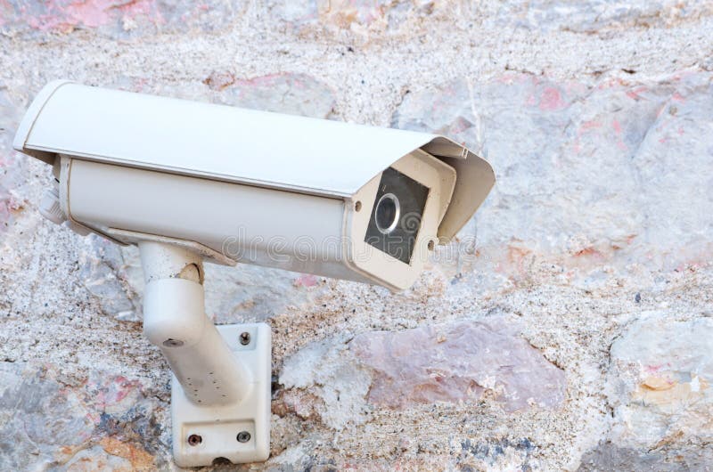 Surveillance camera royalty free stock photo