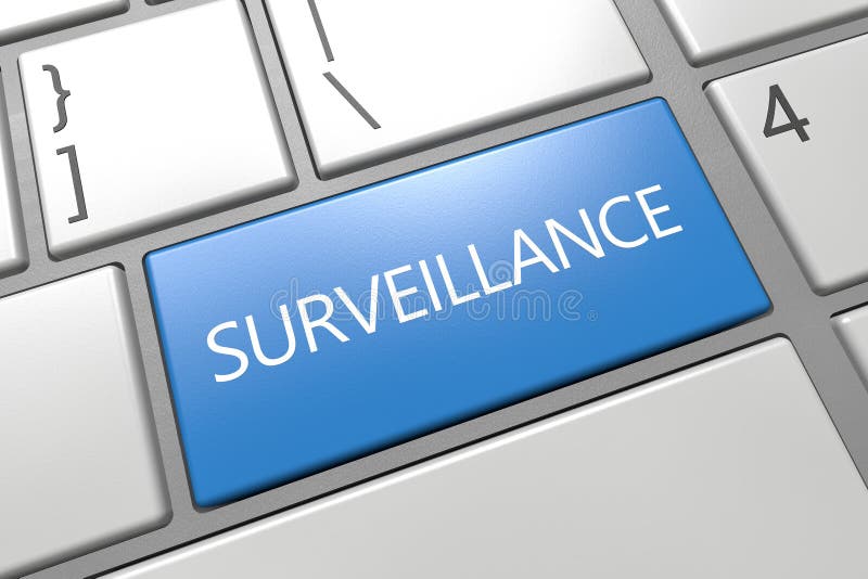 Surveillance stock illustration. Illustration of monitoring 135809352
