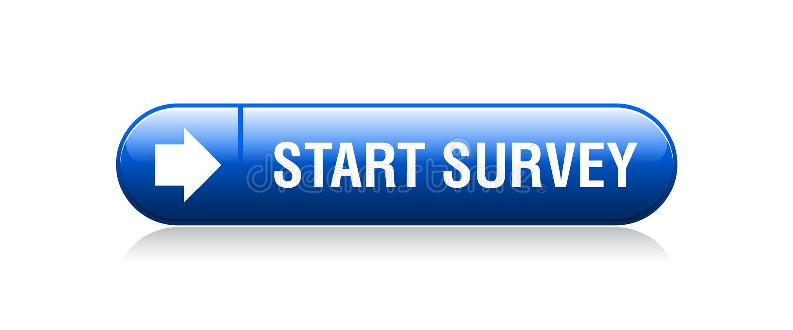 Survey button. Start survey button - editable vector illustration