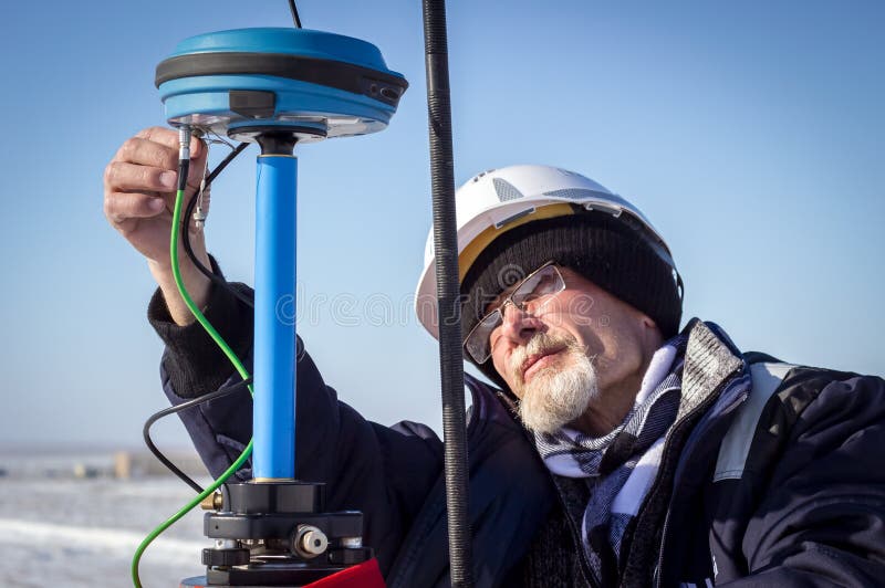 Surveyor. royalty free stock photos