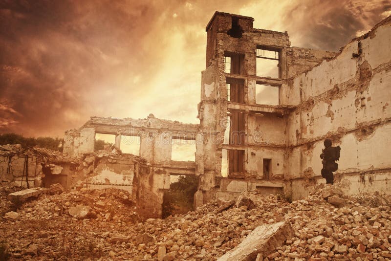 Survivant nucléaire d'apocalypse de courrier images libres de droits Survivant nucléaire d'apocalypse de courrier images libres de droits