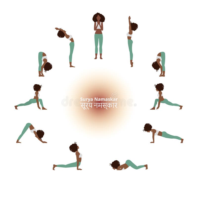 Free Vectors  Sivananda Yoga Sun Worship