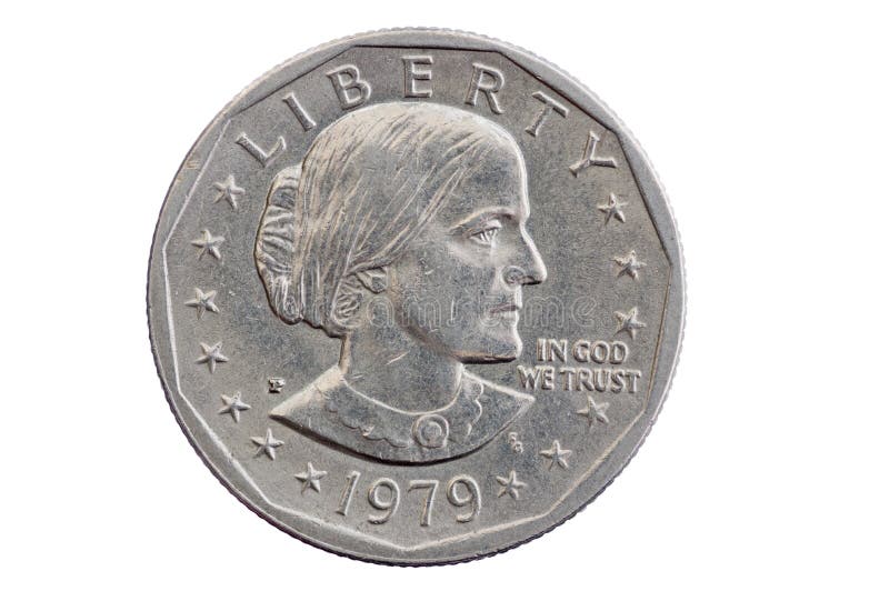 Susan B Anthony Dollar Coin stock photography Susan B Anthony Dollar Coin stock photography