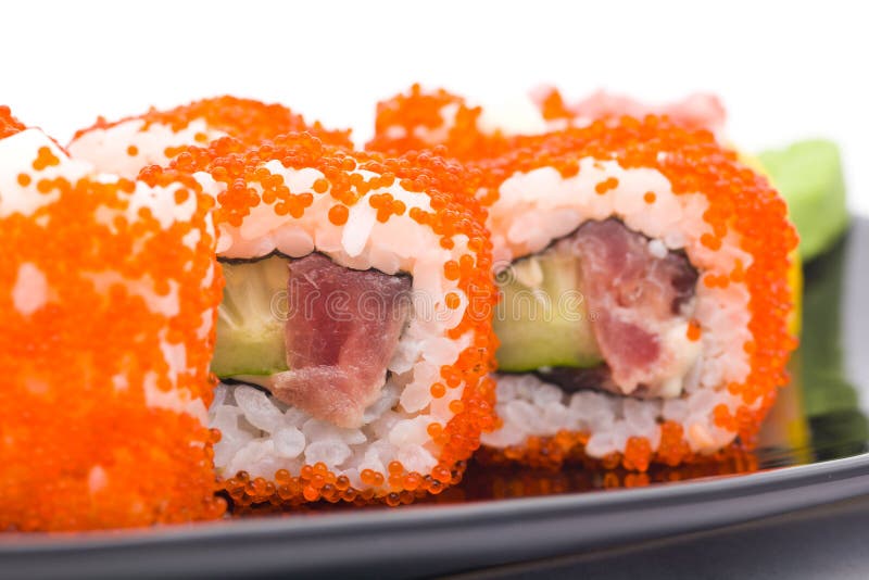 Sushi With Caviar Stock Image Image 19090051