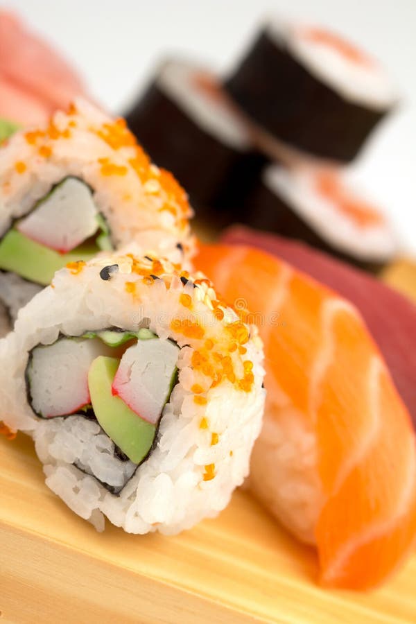 Sushi close up stock image Sushi close up stock image