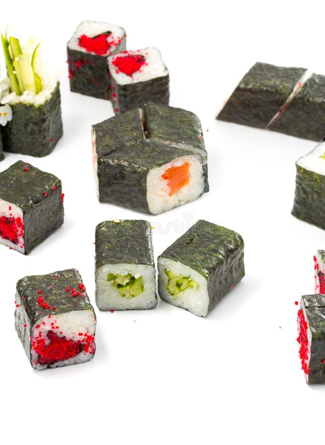 Sushi made dish stock photo. Image of grain, rice, fish 34311898