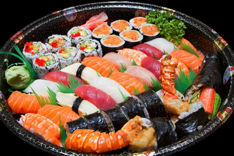 Sushi-Mehrlagenplatte Sushi-Mehrlagenplatte