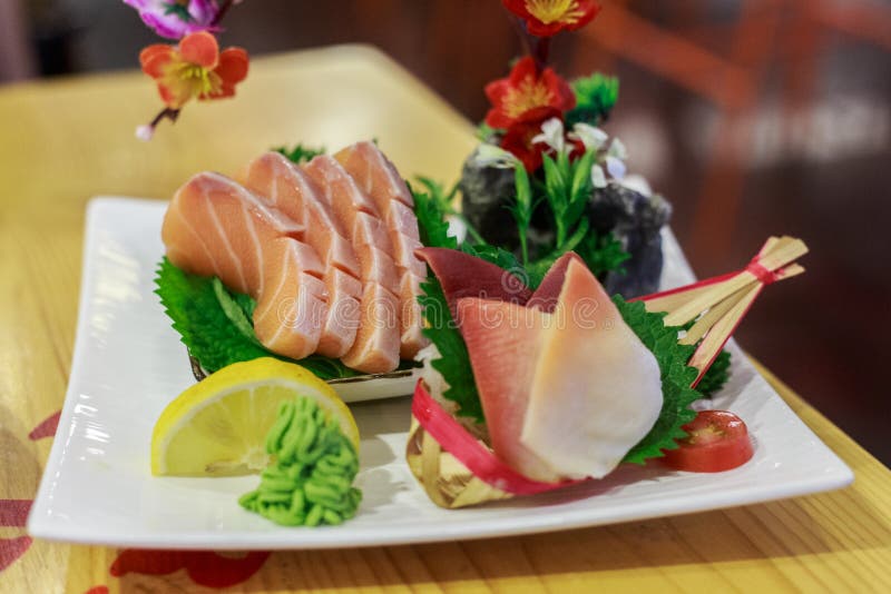 Sushi Platter stock photo. Image of wasabi, setting, color 75828032