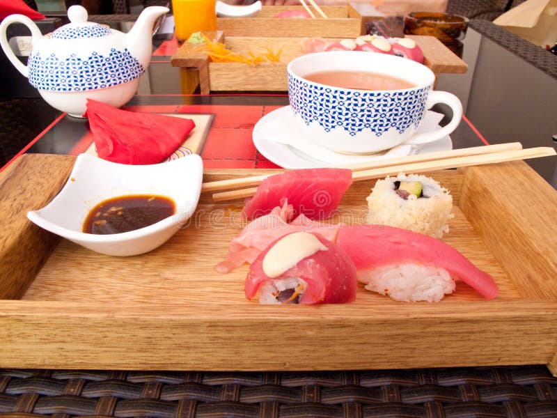 Sushimahlzeit stockfoto Sushimahlzeit stockfoto
