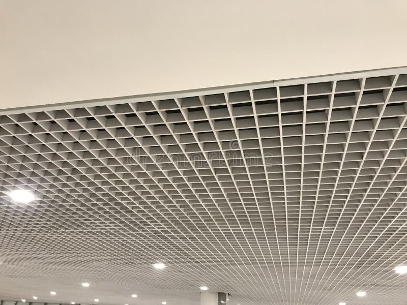 Suspended False Ceiling Design Architectural With Macro Grid Sizes In Small For An Large Space Commercial Building Interior Stock Image Image Of Civil Commercial Suspended False Ceiling Design Architectural With Macro Grid Sizes In Small For An Large Space Commercial Building Interior Stock Image Image Of Civil Commercial