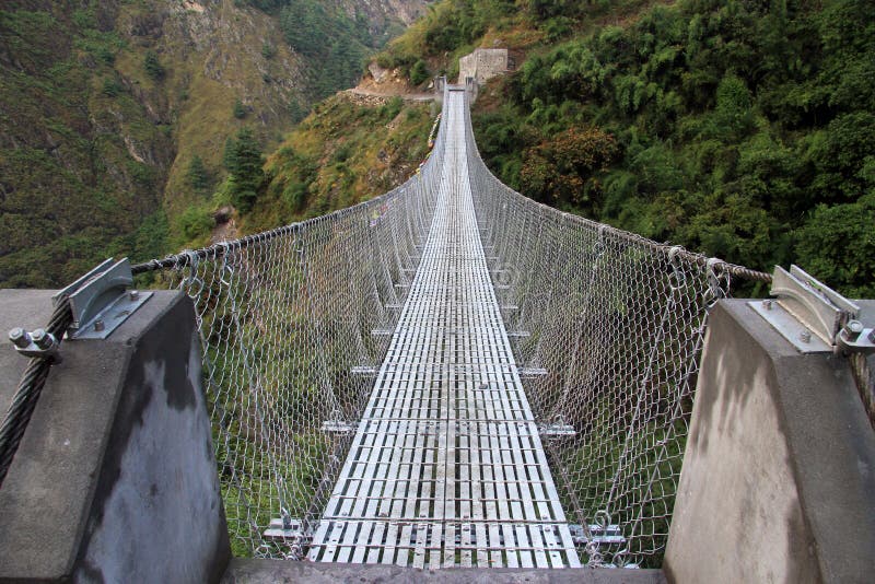 Suspension bridge stock photo. Image of hanging, locations 36022250