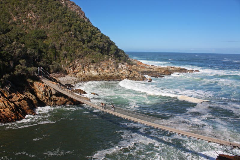 Suspension bridge in South Africa