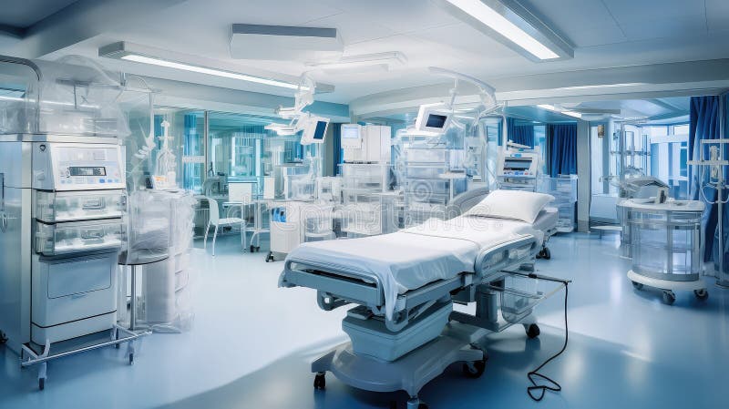 Sustainability Modern Hospital Building Stock Illustration Sustainability Modern Hospital Building Stock Illustration
