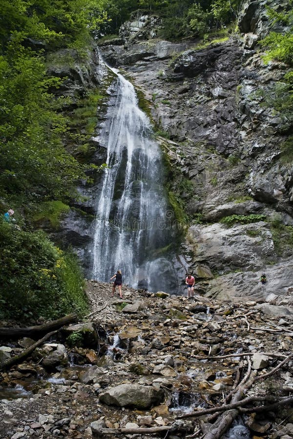 Sutovsky waterfall with its height of 38m is the fourth highest waterfall in Slovakia. It is located in Krivanska Mala