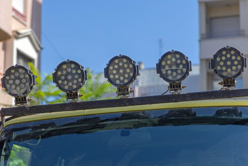 Suv Led Bar stock photo. Image of light, belgrade, lamps 231499206