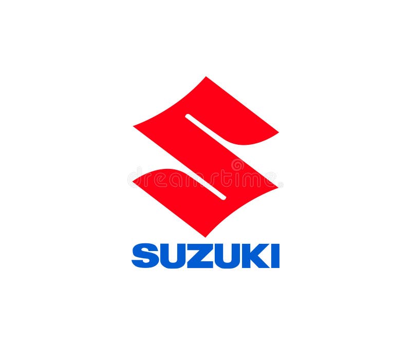 Logo-Zeichen für Suzuki redaktionelles stockbild. Bild von