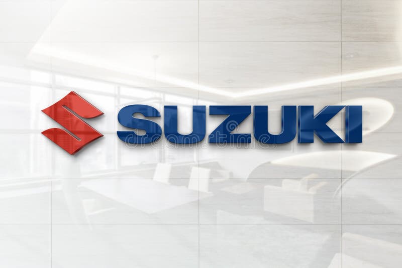 Logo de société de Suzuki photo éditorial. Illustration du lecteur