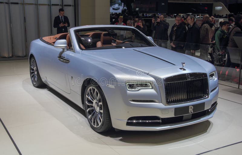 Suíça; Genebra; 8 de março de 2018; O Rolls Royce Rolls-Royce imagens de stock Suíça; Genebra; 8 de março de 2018; O Rolls Royce Rolls-Royce imagens de stock