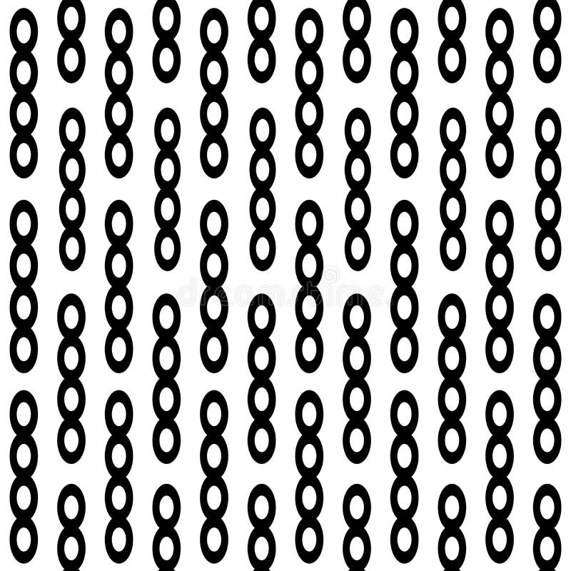 Svart abstrakt chain sömlös modell stock illustrationer