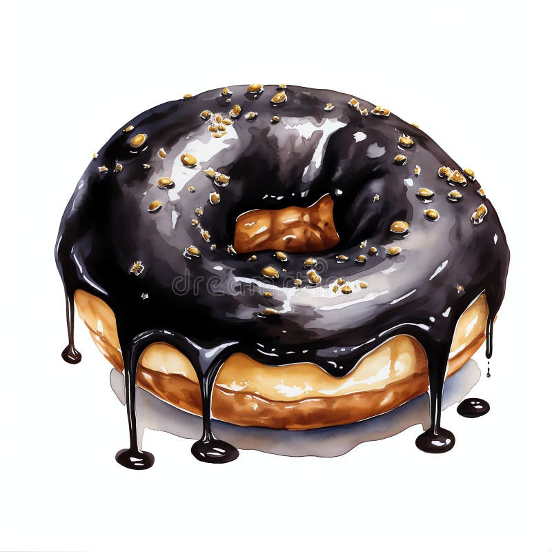 Svart blodgodis efterrätt halloween stock illustrationer