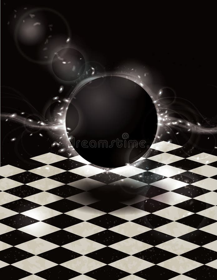 svart rutig glödande orb för bakgrund stock illustrationer svart rutig glödande orb för bakgrund stock illustrationer